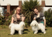 V. Dowty (left) with Audrey and Dougie